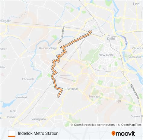 Inder Lok Metro Station to Kapashera Border .